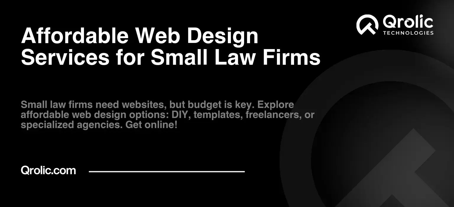 Affordable Web Design Services for Small Law Firms