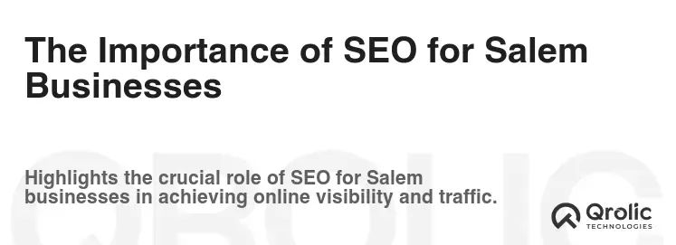 The Importance of SEO for Salem Businesses The Importance of SEO for Salem Businesses