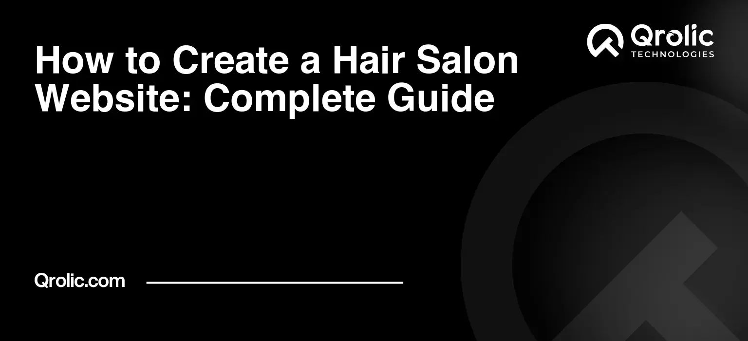 How to Create a Hair Salon Website: Complete Guide