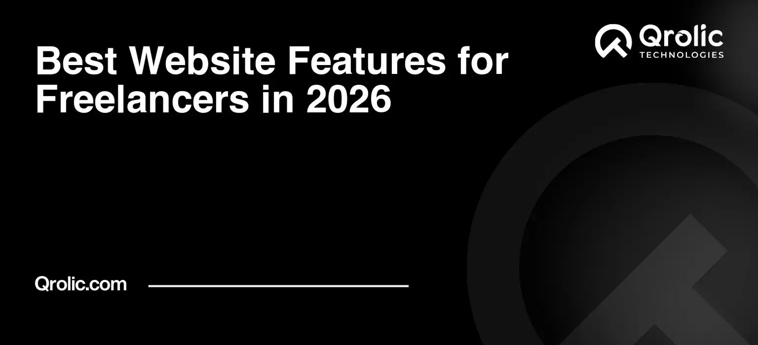 Best Website Features for Freelancers in 2026
