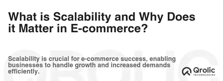 What is Scalability and Why Does it Matter in E-commerce? What is Scalability and Why Does it Matter in E-commerce?