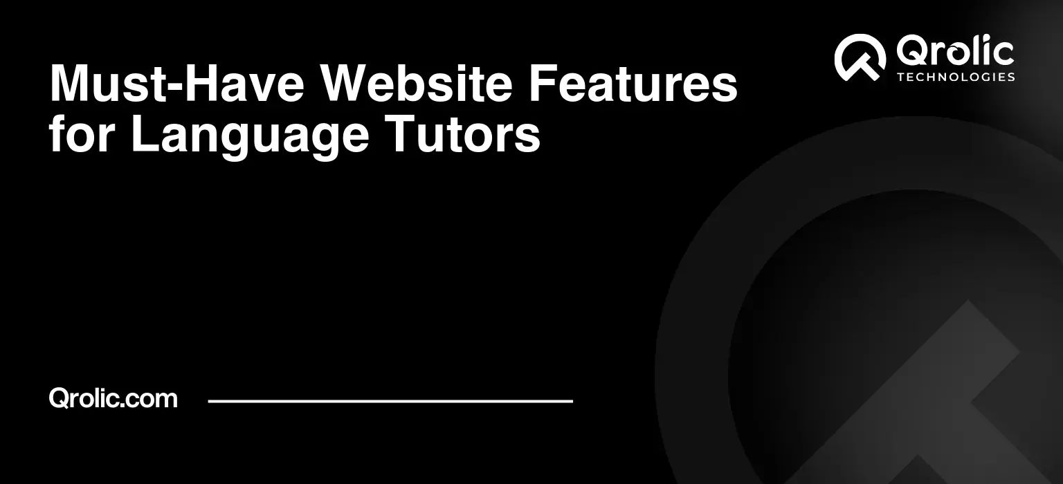 Must-Have Website Features for Language Tutors