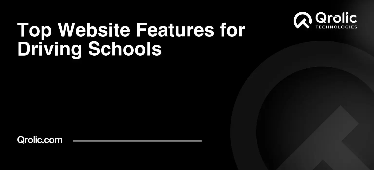 Top Website Features for Driving Schools