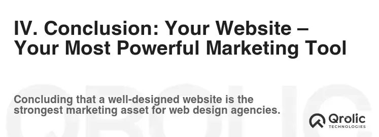 IV. Conclusion: Your Website – Your Most Powerful Marketing Tool IV. Conclusion: Your Website – Your Most Powerful Marketing Tool