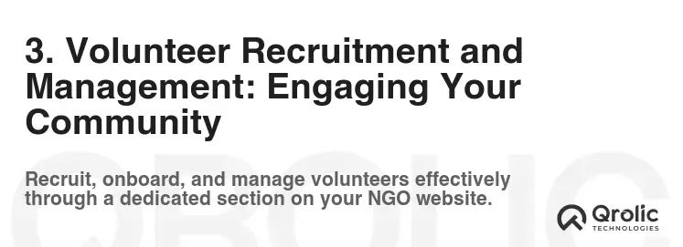 3. Volunteer Recruitment and Management: Engaging Your Community 3. Volunteer Recruitment and Management: Engaging Your Community