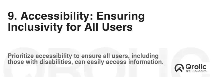 9. Accessibility: Ensuring Inclusivity for All Users 9. Accessibility: Ensuring Inclusivity for All Users