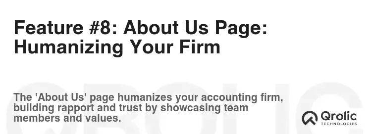 Feature #8: About Us Page: Humanizing Your Firm Feature #8: About Us Page: Humanizing Your Firm