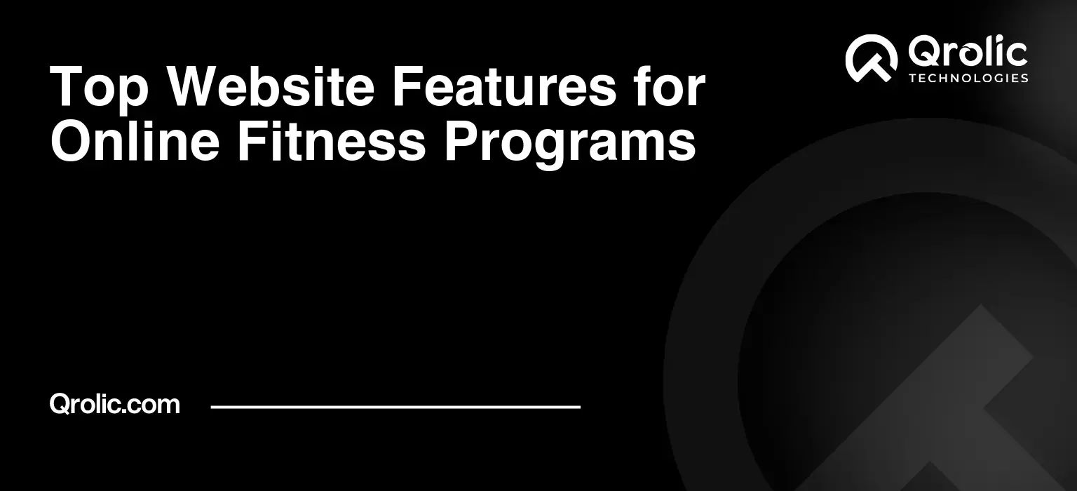 Top Website Features for Online Fitness Programs