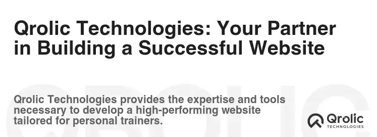Qrolic Technologies: Your Partner in Building a Successful Website Qrolic Technologies: Your Partner in Building a Successful Website