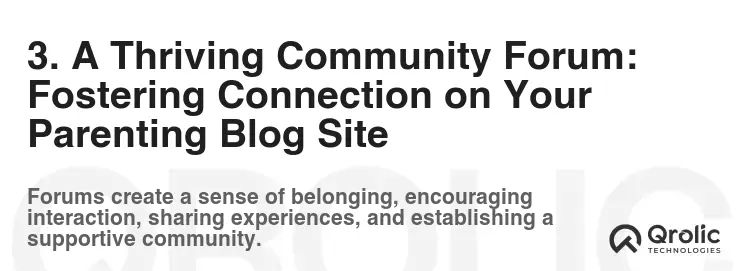 3. A Thriving Community Forum: Fostering Connection on Your Parenting Blog Site 3. A Thriving Community Forum: Fostering Connection on Your Parenting Blog Site