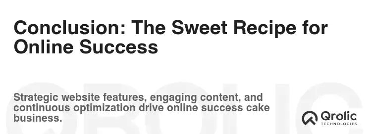 Conclusion: The Sweet Recipe for Online Success Conclusion: The Sweet Recipe for Online Success