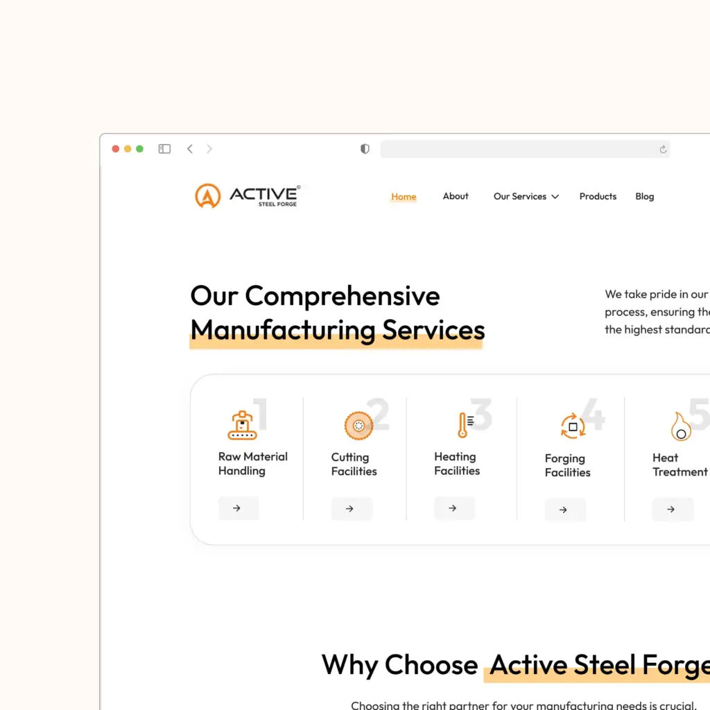 Modern Makeover. SEO Perfected – Active Steel Forge Case Study