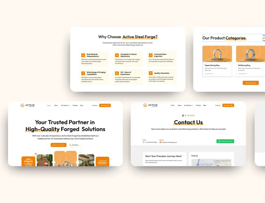Modern Makeover. SEO Perfected – Active Steel Forge Case Study
