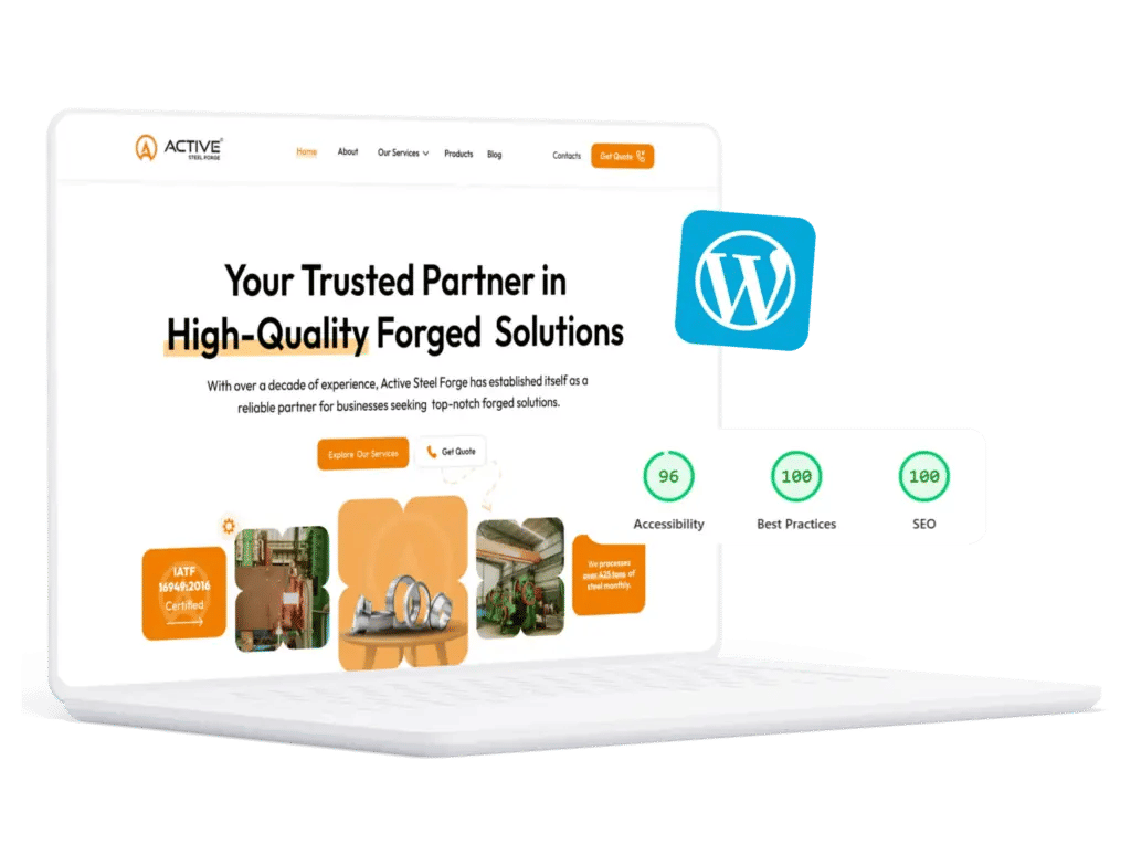 Modern Makeover. SEO Perfected – Active Steel Forge Case Study