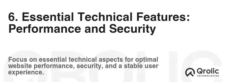 6. Essential Technical Features: Performance and Security 6. Essential Technical Features: Performance and Security
