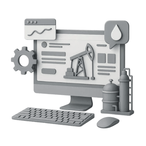 Oil and gas company website design