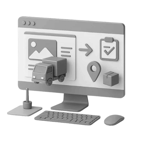 logistics company website design