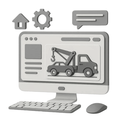 Tow Truck Service Website Design Service By Expert Designers Tow Truck Website Design