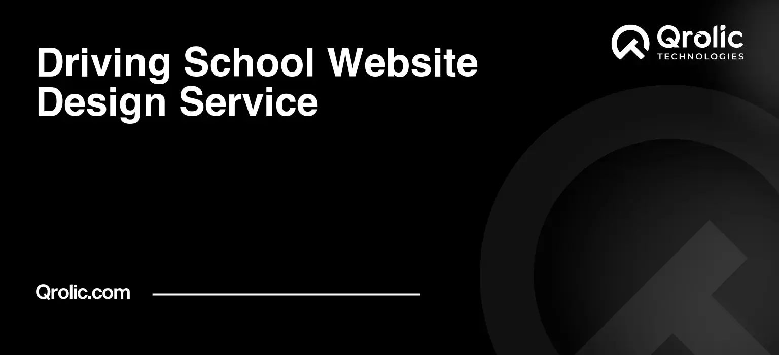 Driving School Website Design Service Driving-School-Website-Design-Service-Featured-Image