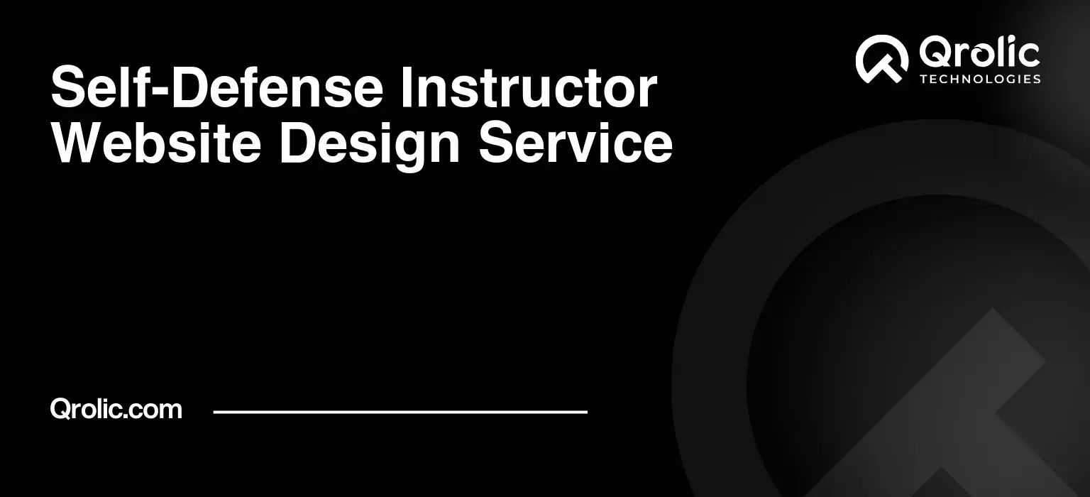Self-Defense Instructor Website Design Service Self-Defense-Instructor-Website-Design-Service-Featured-Image