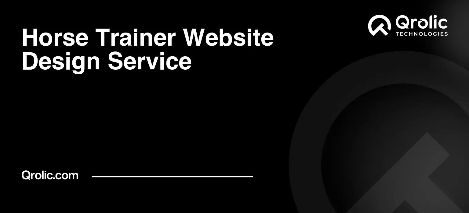 Horse Trainer Website Design Service Horse-Trainer-Website-Design-Service-Featured-Image