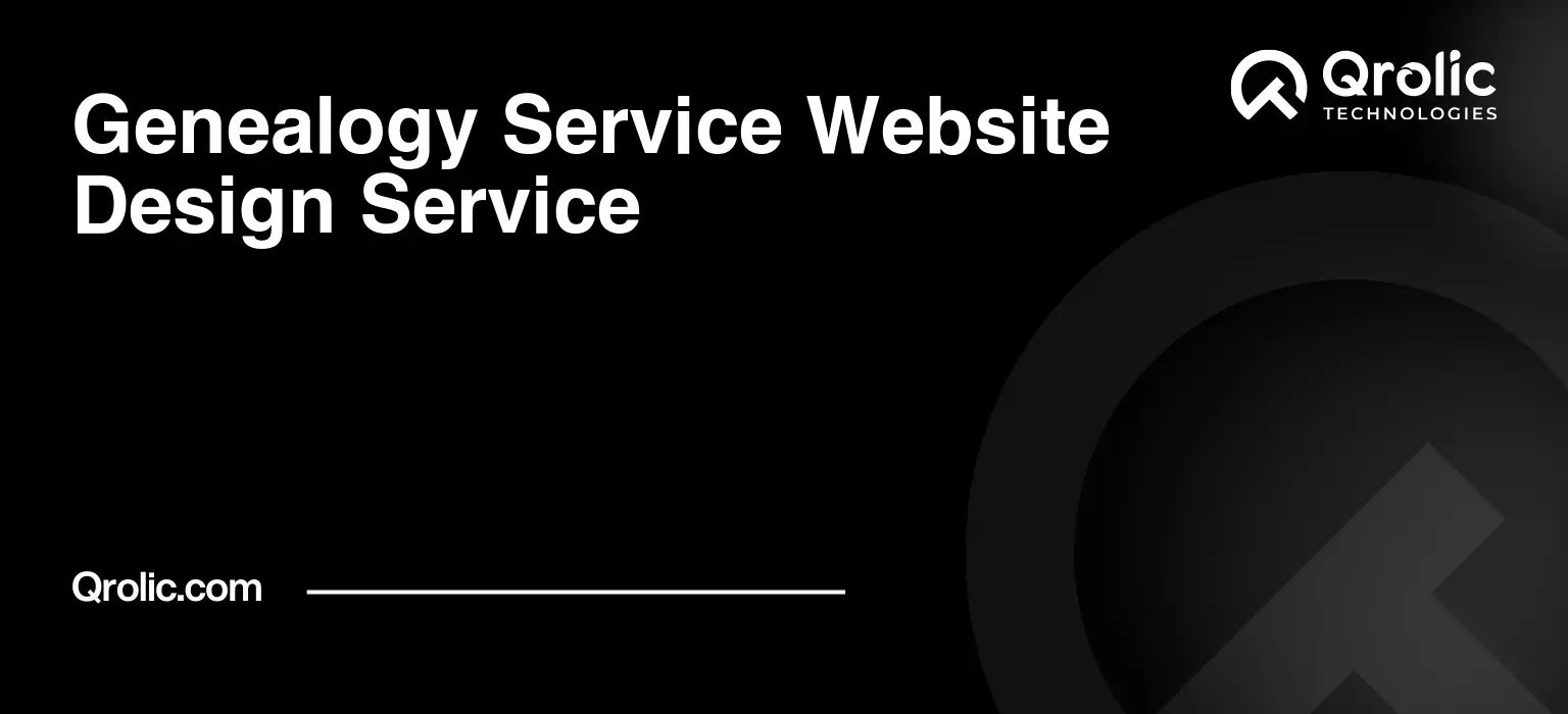 Genealogy Service Website Design Service Genealogy-Service-Website-Design-Service-Featured-Image