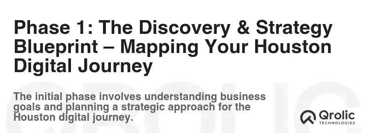 Phase 1: The Discovery & Strategy Blueprint – Mapping Your Houston Digital Journey