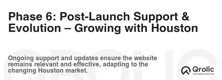Phase 6: Post-Launch Support & Evolution – Growing with Houston