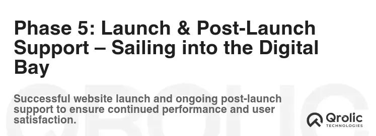 Phase 5: Launch & Post-Launch Support – Sailing into the Digital Bay