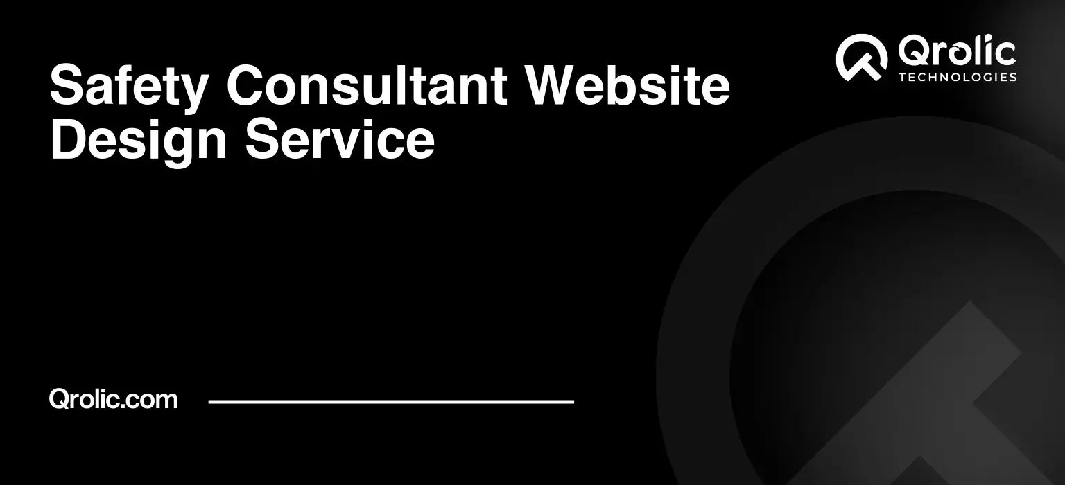 Safety Consultant Website Design Service Safety-Consultant-Website-Design-Service-Featured-Image