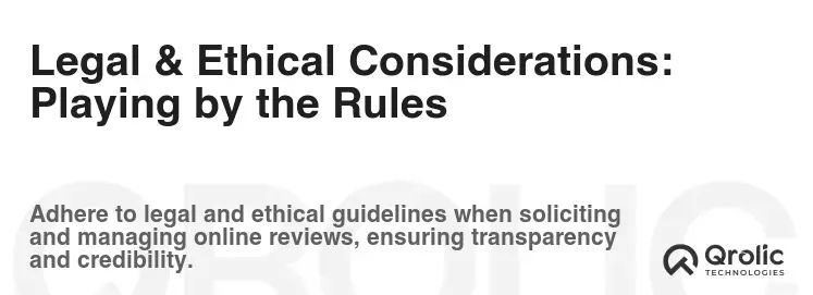 Legal & Ethical Considerations: Playing by the Rules Legal & Ethical Considerations: Playing by the Rules
