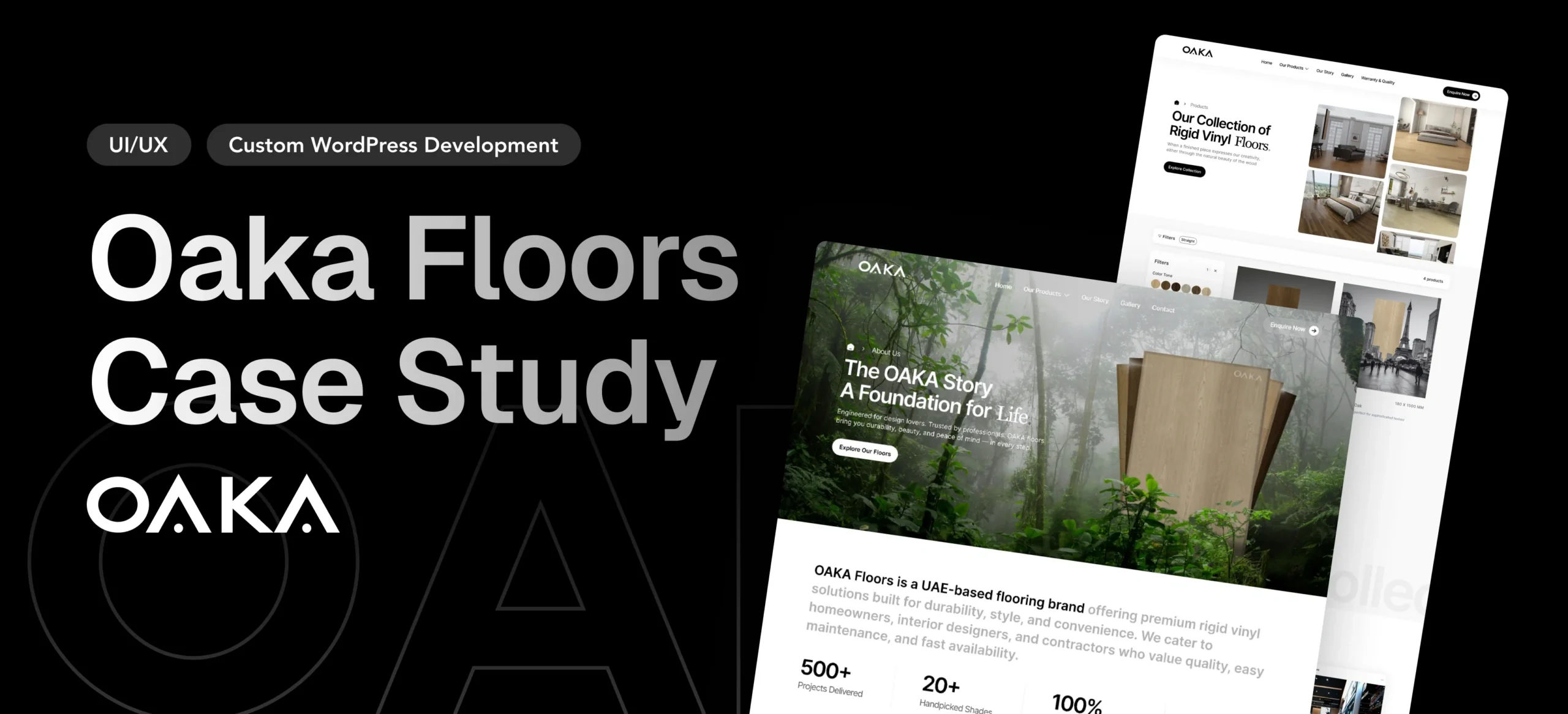 We Crafted a Premium Digital Experience That Matches OAKA's Luxury Flooring Standards We Crafted a Premium Digital Experience That Matches OAKA's Luxury Flooring Standards