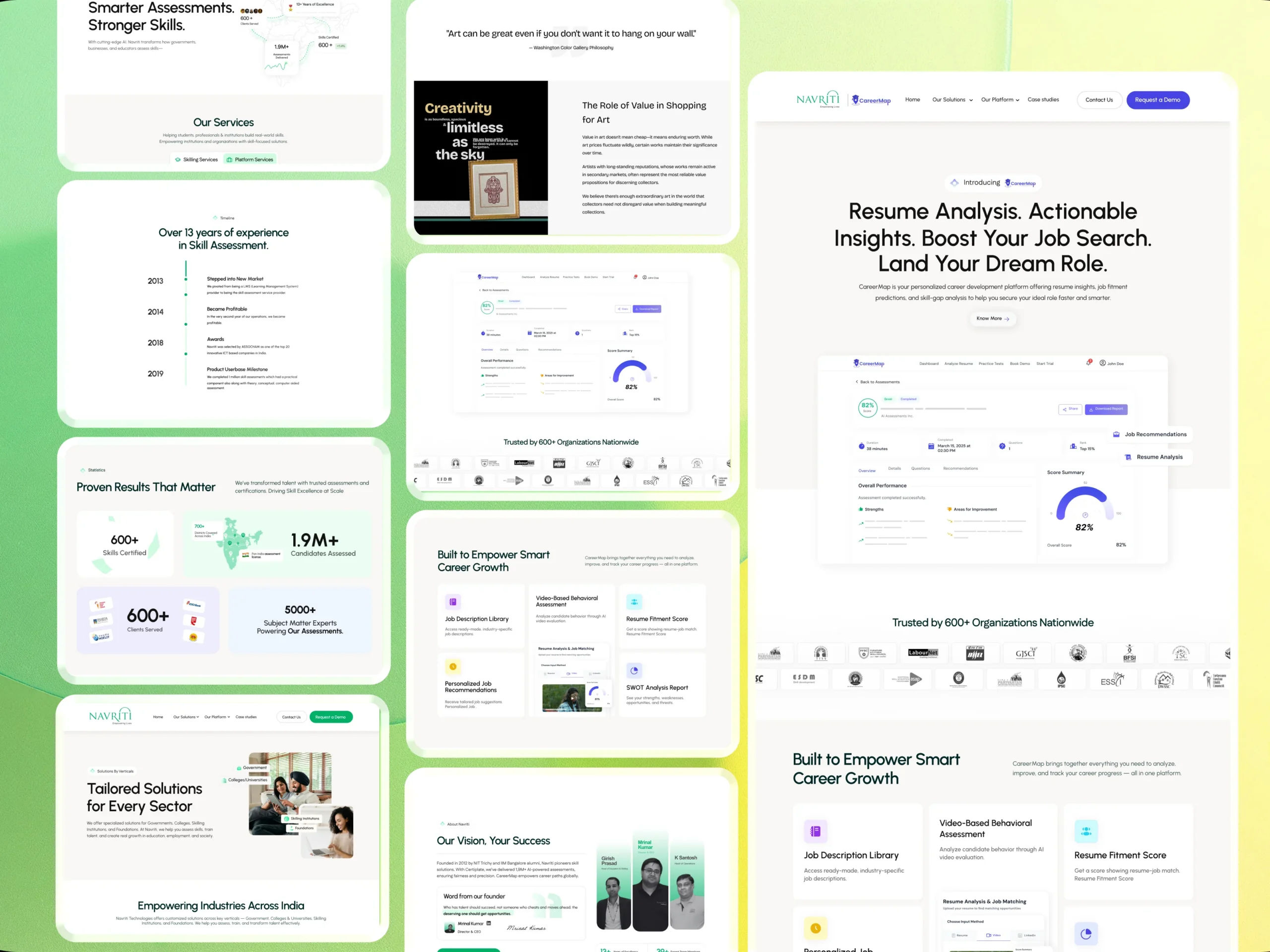 Empowering India’s Skilling Movement — Navriti Website Redesign Empowering