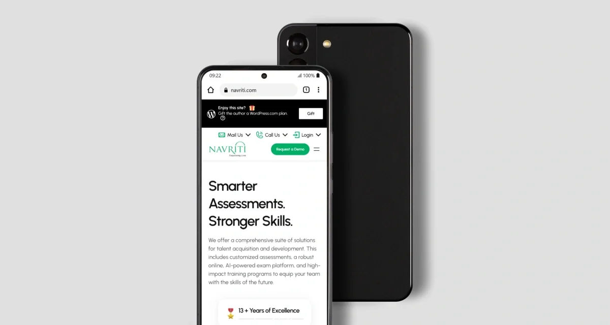 Empowering India’s Skilling Movement — Navriti Website Redesign Empowering