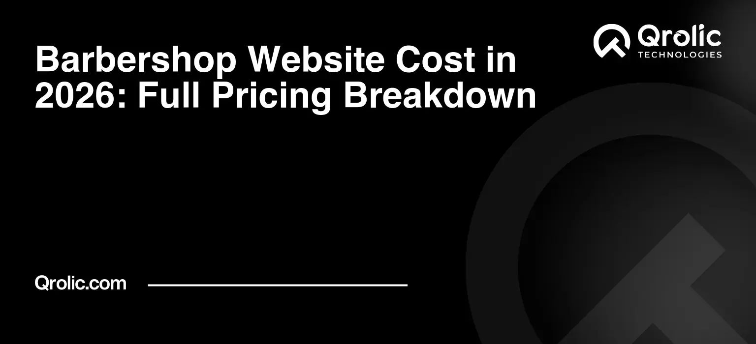 Barbershop Website Cost in 2026: Full Pricing Breakdown Barbershop Website Cost in 2026: Full Pricing Breakdown