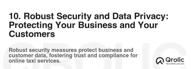 10. Robust Security and Data Privacy: Protecting Your Business and Your Customers