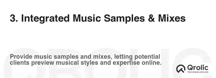 3. Integrated Music Samples & Mixes