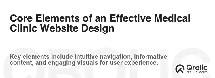 Core Elements of an Effective Medical Clinic Website Design