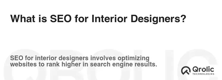 What is SEO for Interior Designers?