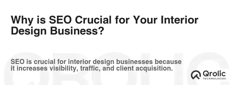 Why is SEO Crucial for Your Interior Design Business?