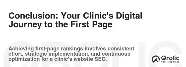 Conclusion: Your Clinic's Digital Journey to the First Page