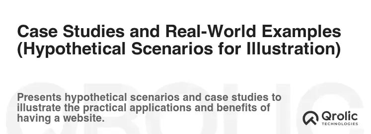 Case Studies and Real-World Examples (Hypothetical Scenarios for Illustration) Case Studies and Real-World Examples (Hypothetical Scenarios for Illustration)