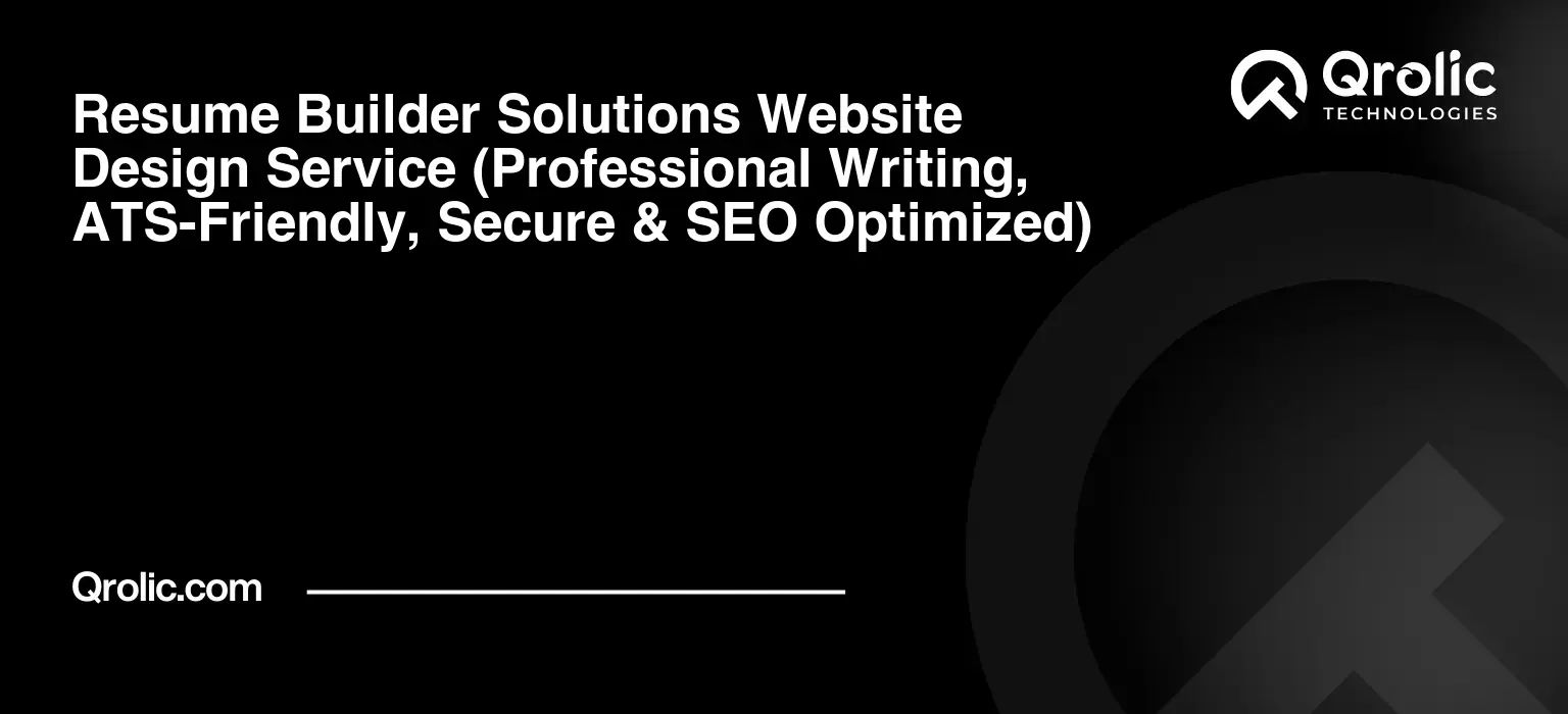 Resume-Builder-Solutions-Website-Design-Service-Professional-Writing-ATS-Friendly-Secure-amp-SEO-Optimized-Featured-Image