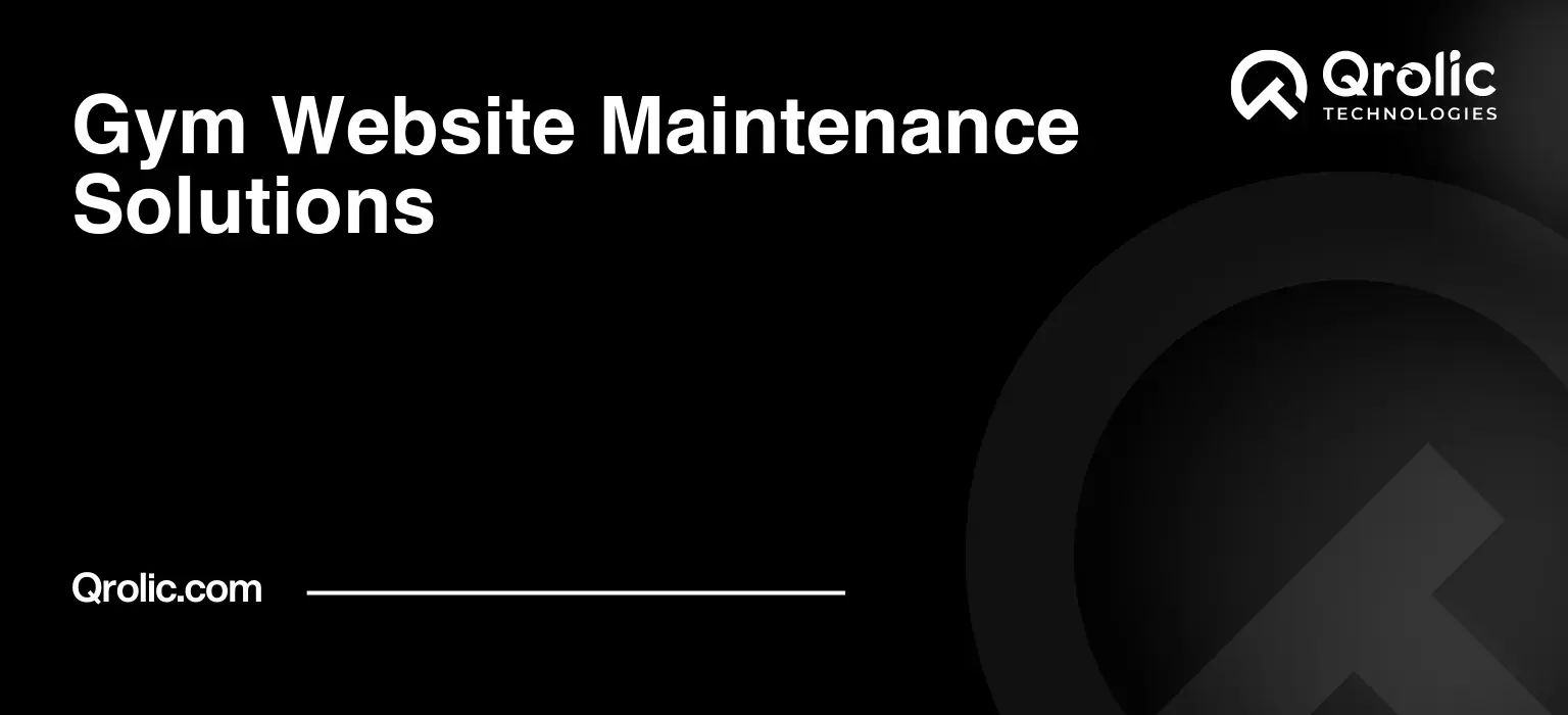 Gym Website Maintenance Solutions Gym-Website-Maintenance-Solutions-Featured-Image
