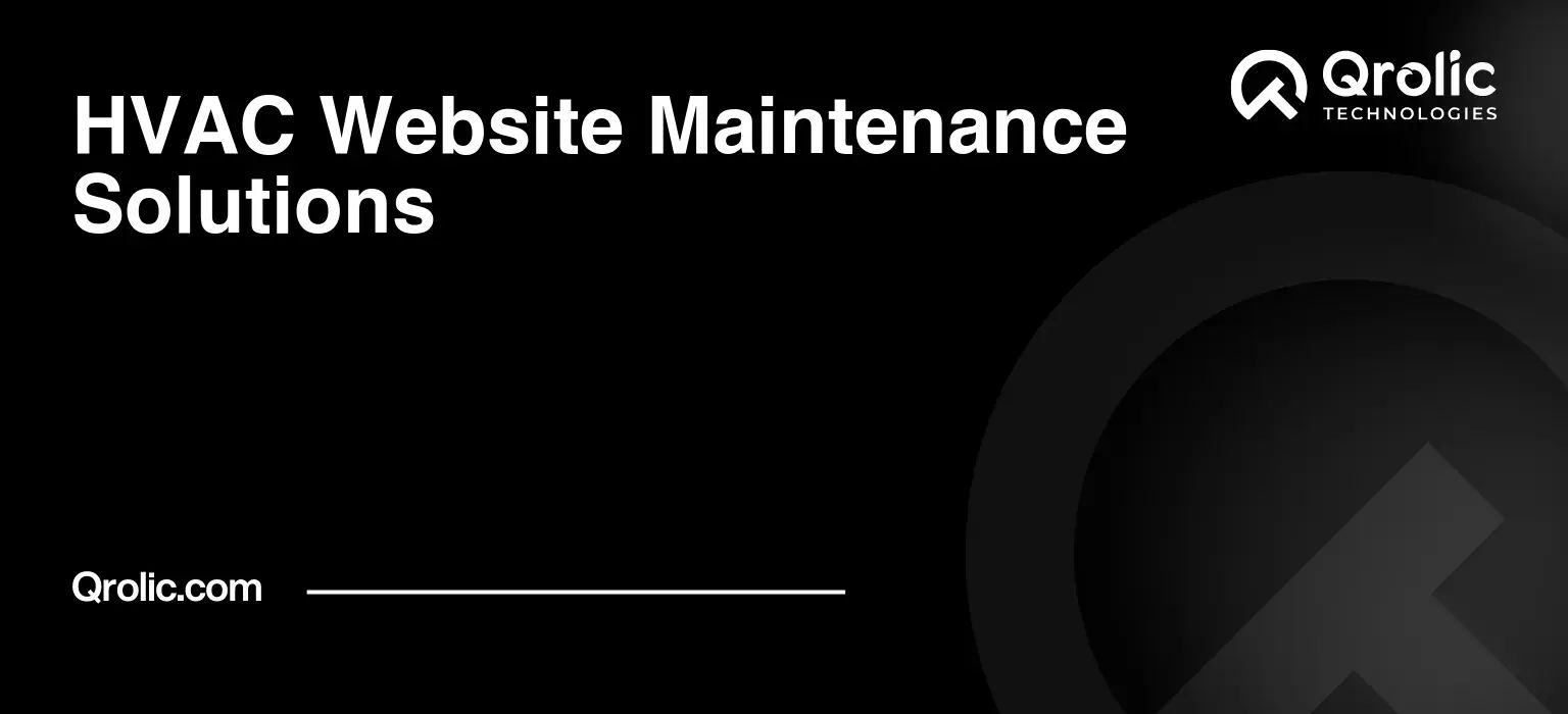 HVAC Website Maintenance Solutions HVAC-Website-Maintenance-Solutions-Featured-Image