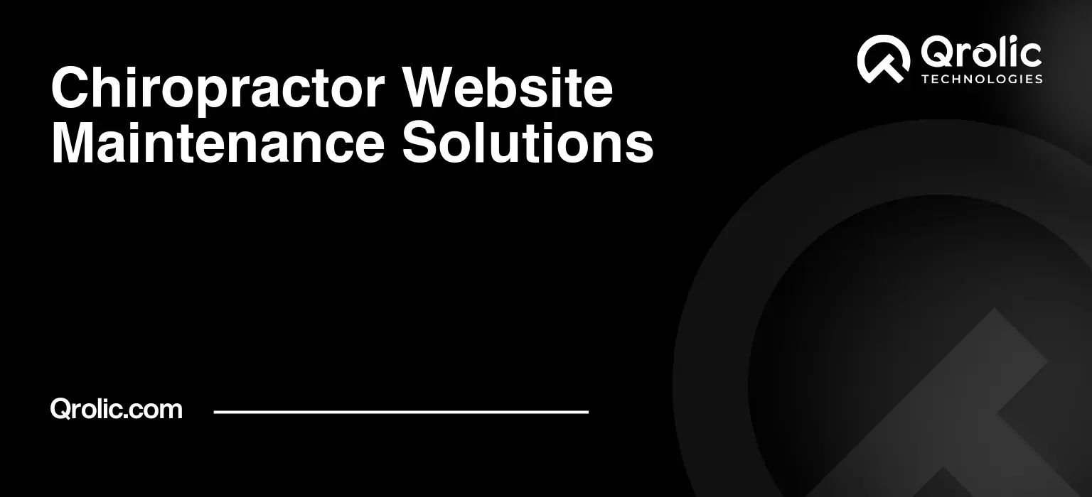 Chiropractor-Website-Maintenance-Solutions-Featured-Image