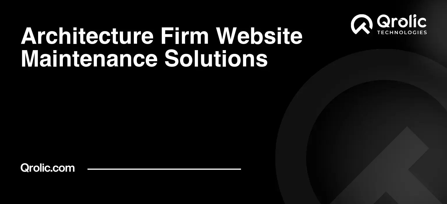Architecture-Firm-Website-Maintenance-Solutions-Featured-Image
