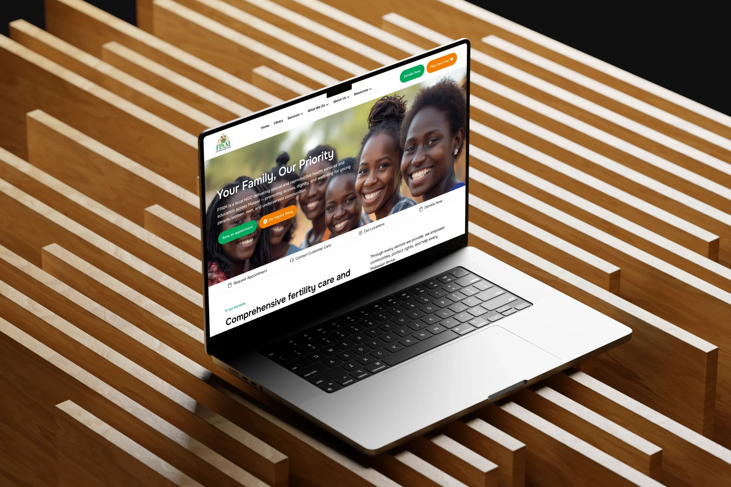 Family Planning Association of Malawi (FPAMalawi) Website Modernization Healthcare WordPress Development,healthcare website development,WordPress healthcare website