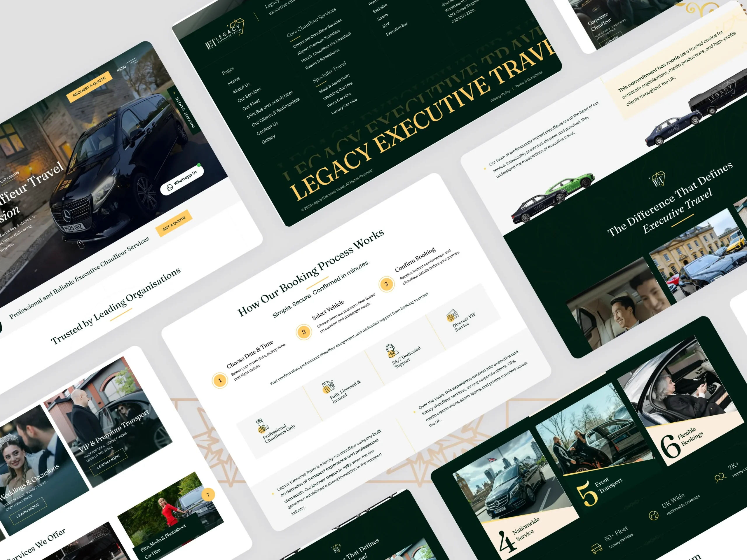 Legacy Executive Travel Website Redesign