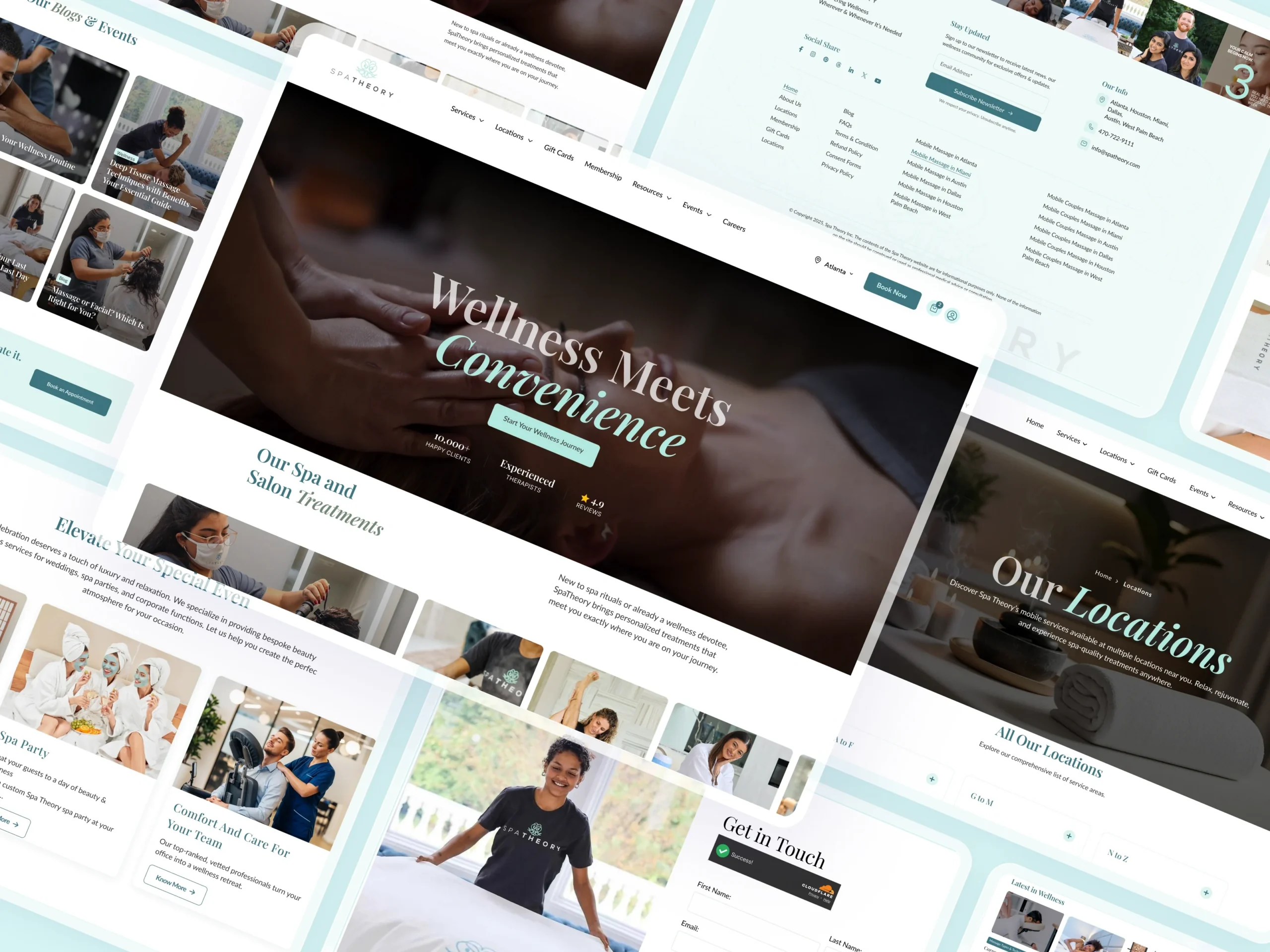 Spatheory – Luxury Spa Booking Platform Transformation Spa Booking Website Development,spa website development,booking website WordPress